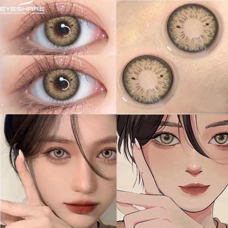 Eyeshare Natural Colored Contact Lenses For Eyes Blackspot Series