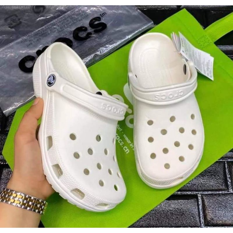 CROCS CLASSIC CLOG PLAIN original equipment material Shopee