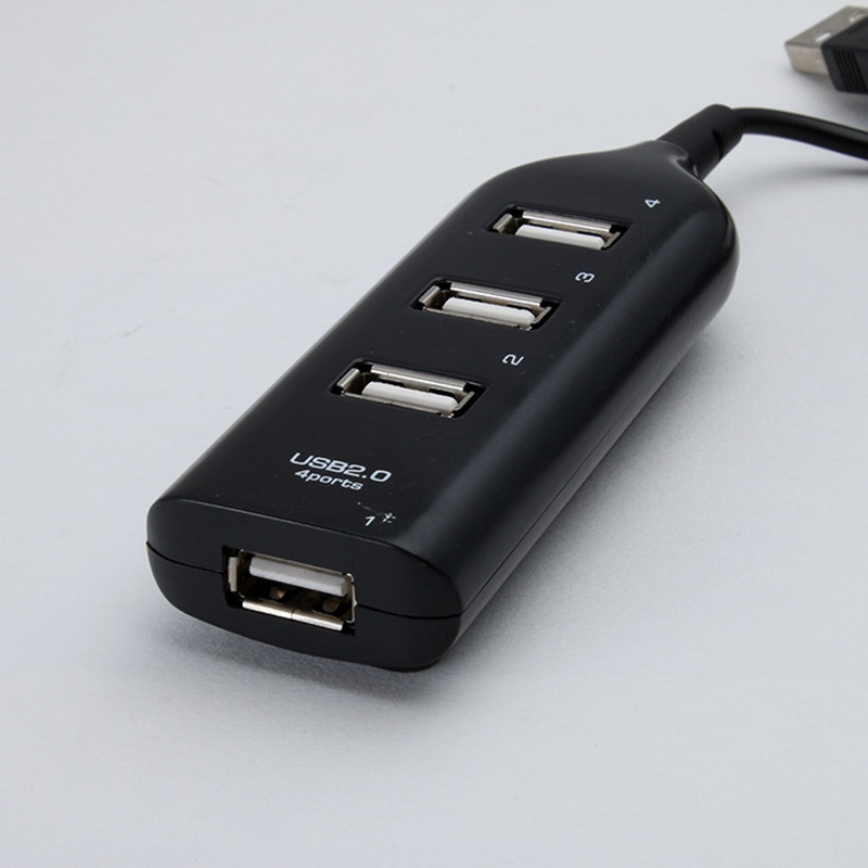 4 Port USB 2.0 Hub with Cable High Speed Universal USB Hub Mini Hub ...