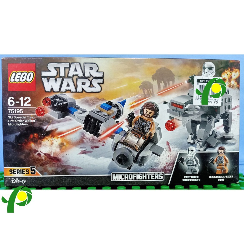 LEGO Star Wars 75195 Ski Speeder vs First Order Walker Microfighters Dual Pack Authentic Set Shopee Philippines