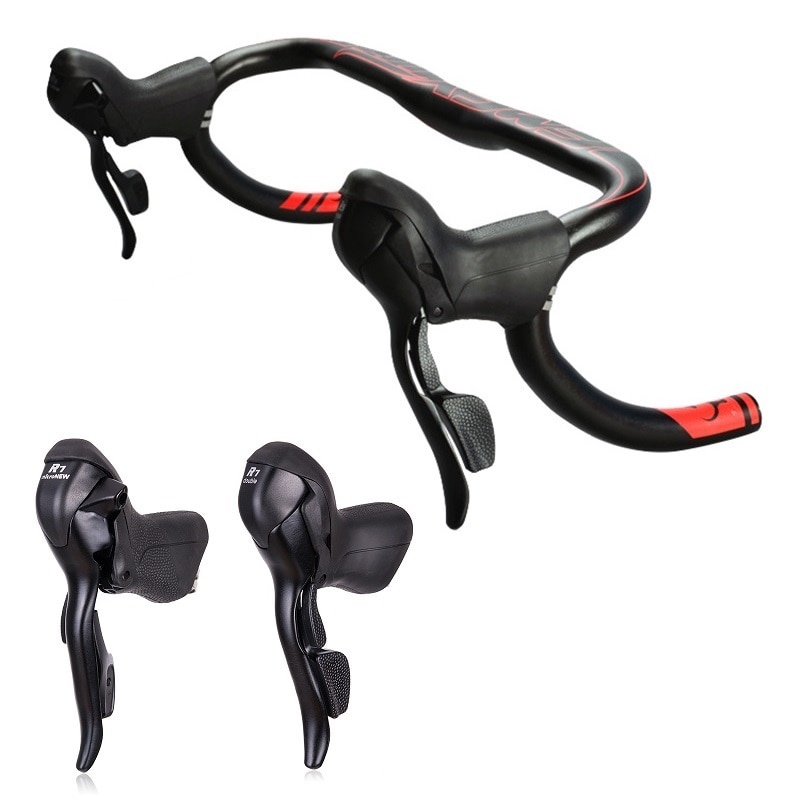 Road Bike STI Shifter Set Double 2x7 3x7 Speed 7s 14s 21s 7 Speed Brake Levers Compatible for Shimano Sram Shopee Philippines