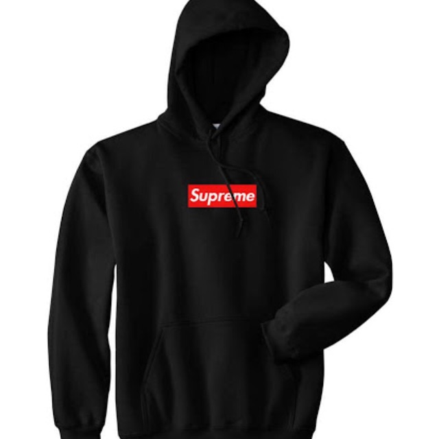 Supreme jacket black on sale hoodie