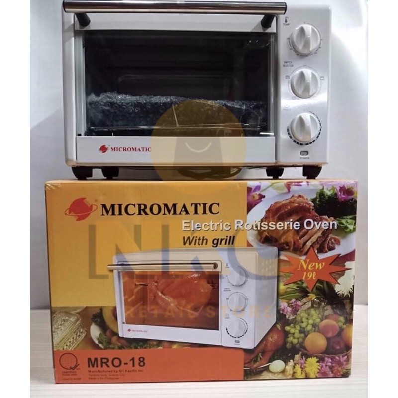 Micromatic Electric Rotisserie Oven MRO18 Shopee Philippines