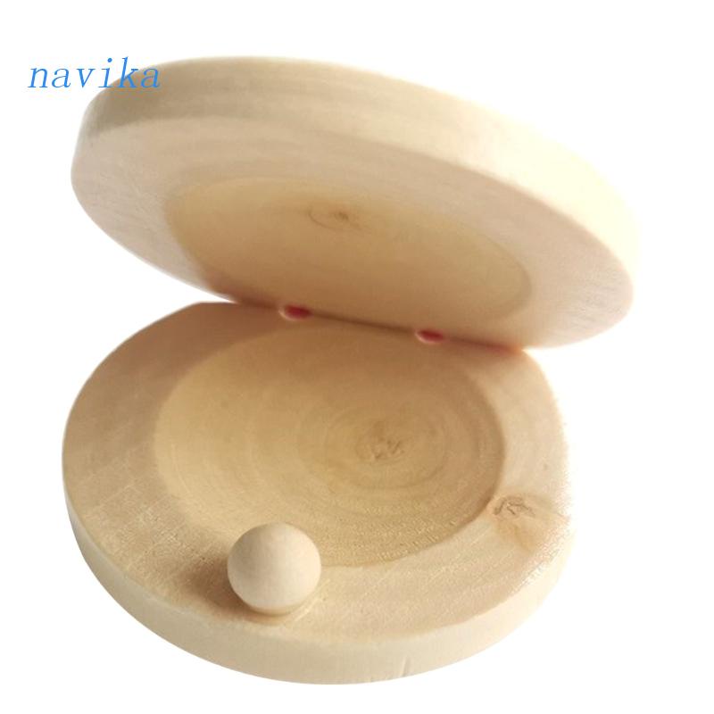NAV Percussion Instrument Wooden Party Favors Hand Finger