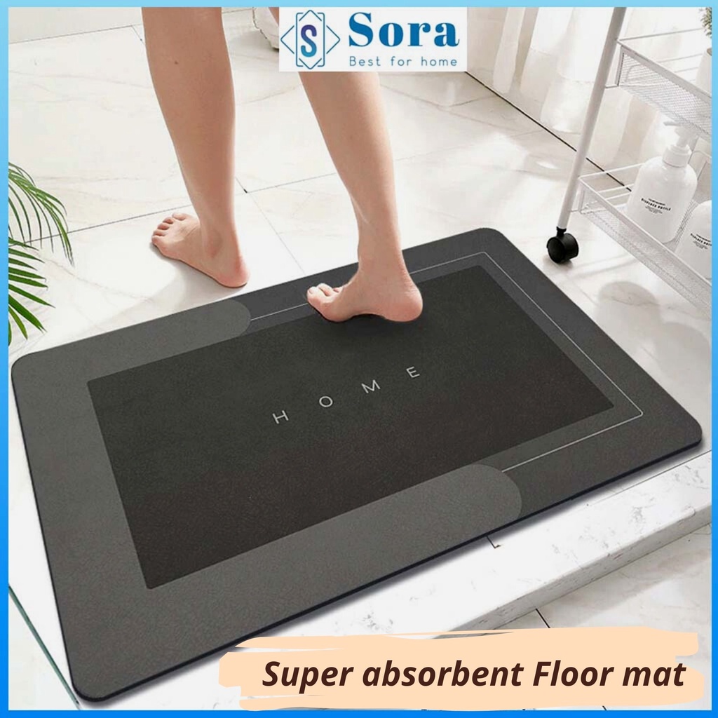 Bath Mat Super Absorbent Rug Doormat Quick Dry Floor Mat Easy To Clean