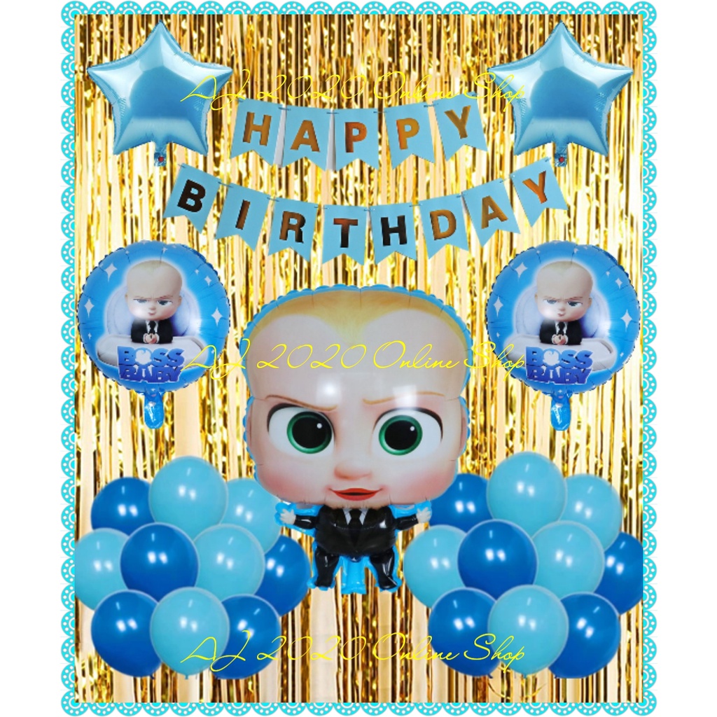 Birthday Set #8000125 Baby Boss Theme Party Set Decoration package ...