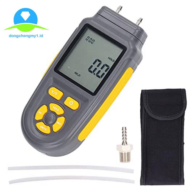 Digital Pressure Gauge Wide Range Differential Pressure Meter Handheld