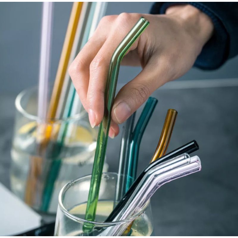 Empress Choice 1pc Reusable Drinking Glass Straw Eco-friendly Straw ...