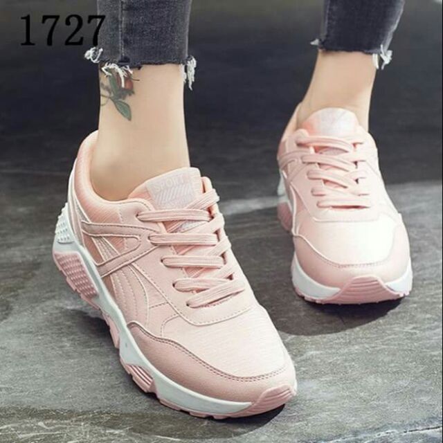 Pink sales rubber shoes