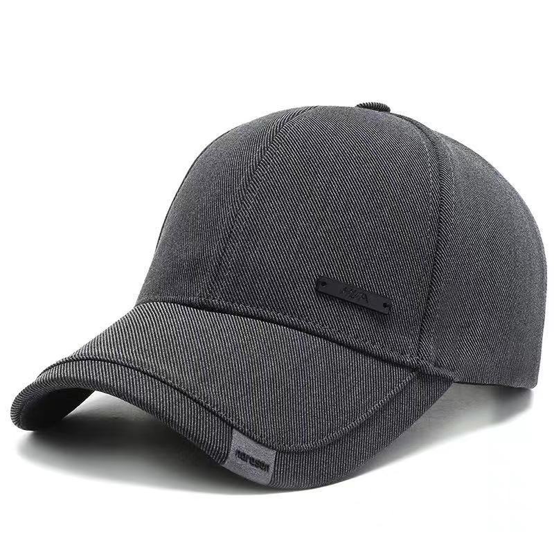 Black Style Baseball Cap Unisex Black Red Cotton Snapback Cap Hats ...
