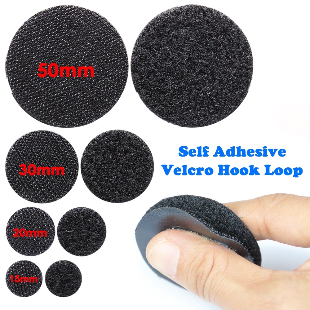 VELCRO Brand PS14 Self-Adhesive Hook & Loop Tape – 30mm Sticky Back Strips