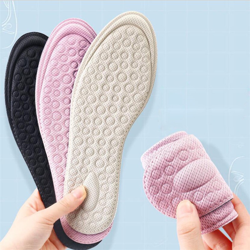 Breathable Sweat absorbent Memory Foam Orthopedic Insoles Flat Feet Arch Support Shoe Insert