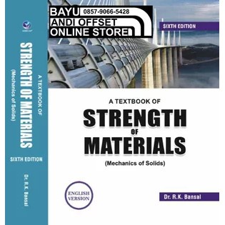 New Book Original - A Textbook Of Strength Of Materials -Mechanics Of ...