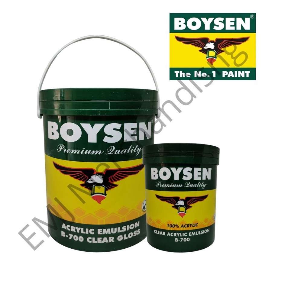 Boysen B700 Acrylic Emulsion Clear Gloss in Gallon Shopee Philippines