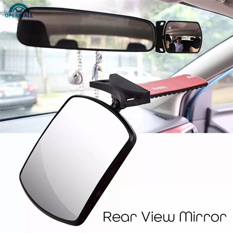 OM Car Back Rear View Mirror Mini Safety Convex Mirrors Adjustable Auto ...