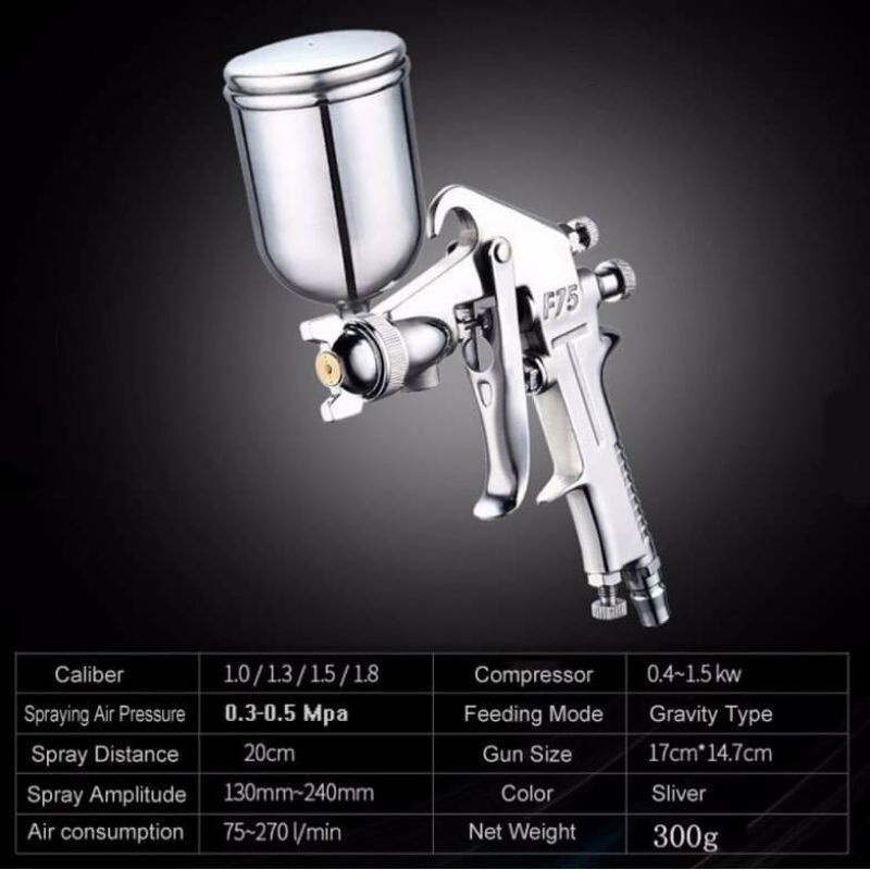 Spray Gun Gravity Type Heavy Duty | Shopee Philippines