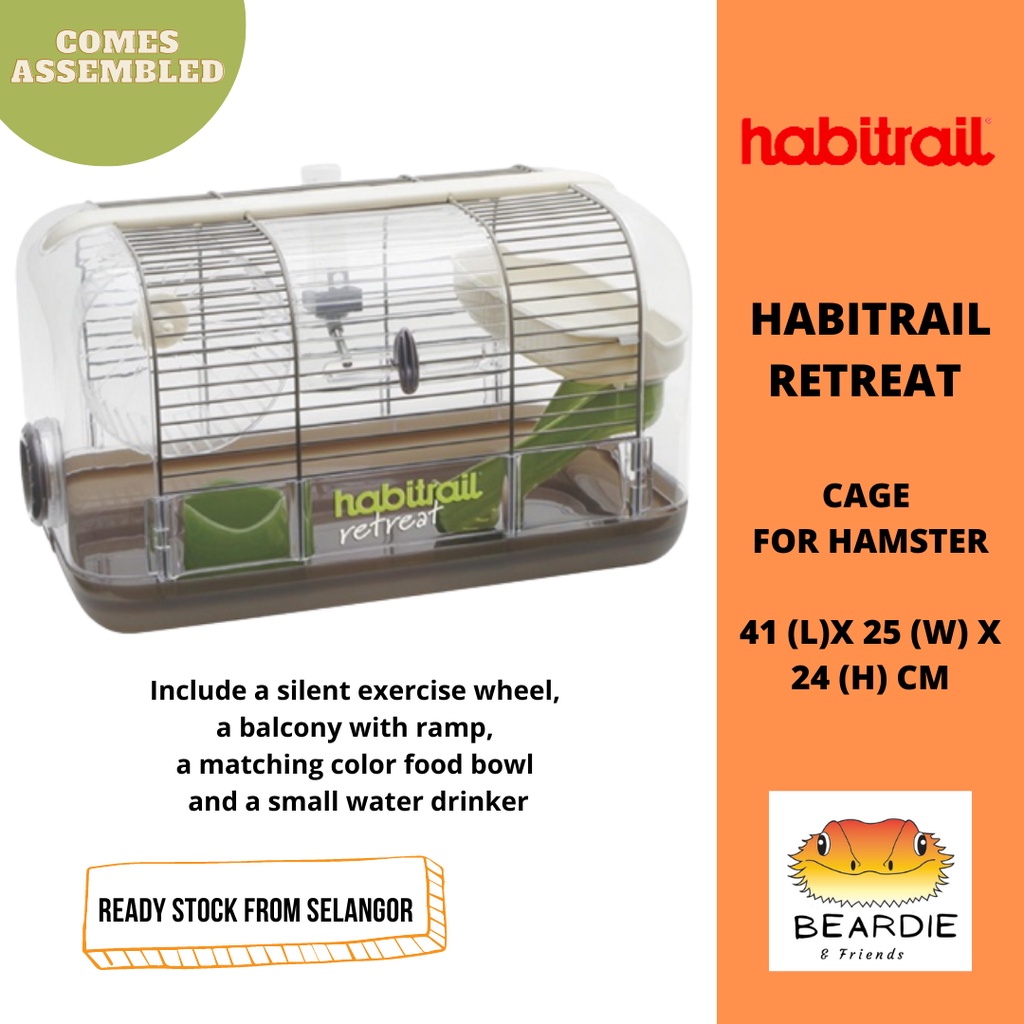 Curated visual reference: Hamster Calm Retreats Reference: Habitrail Retreat Hamster Cage 41X25X24Cm 62825