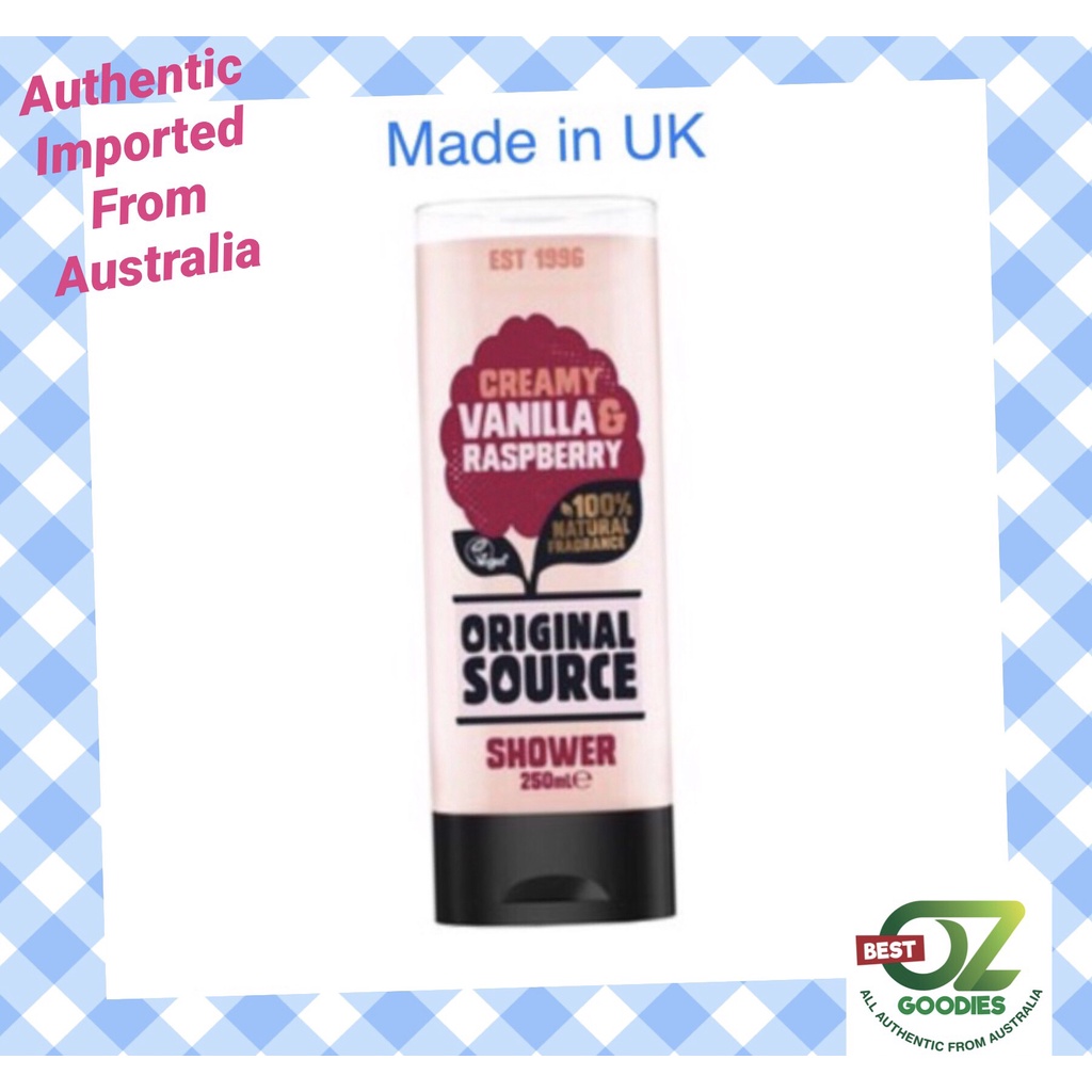 Original Source Body Wash Vanilla Milk Raspberry 250ml body soap