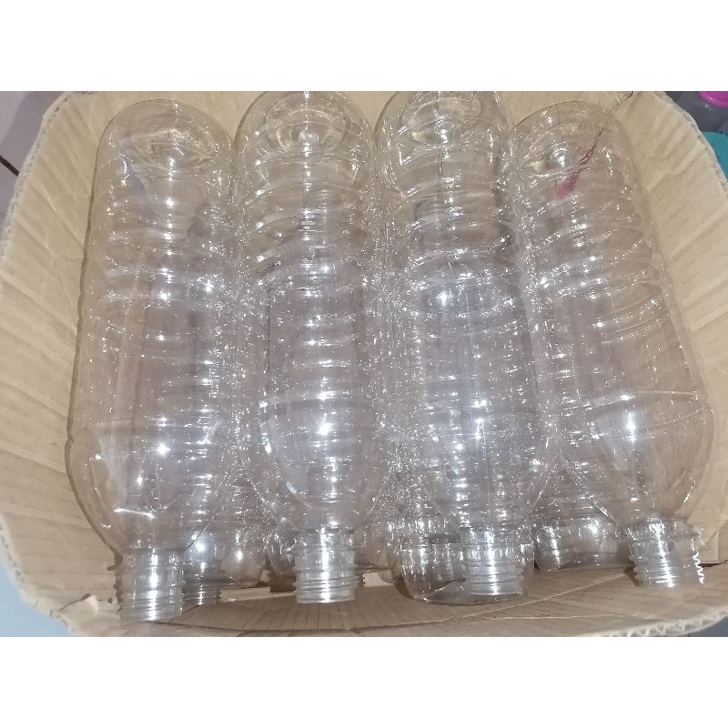 1 Liter Empty bottle with cap (14pcs) | Shopee Philippines