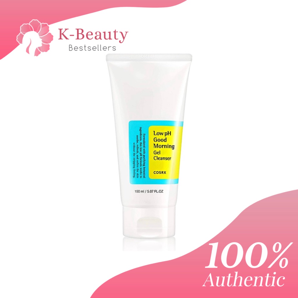 Cosrx Low PH Good Morning Gel Cleanser 150ml evian facial spray