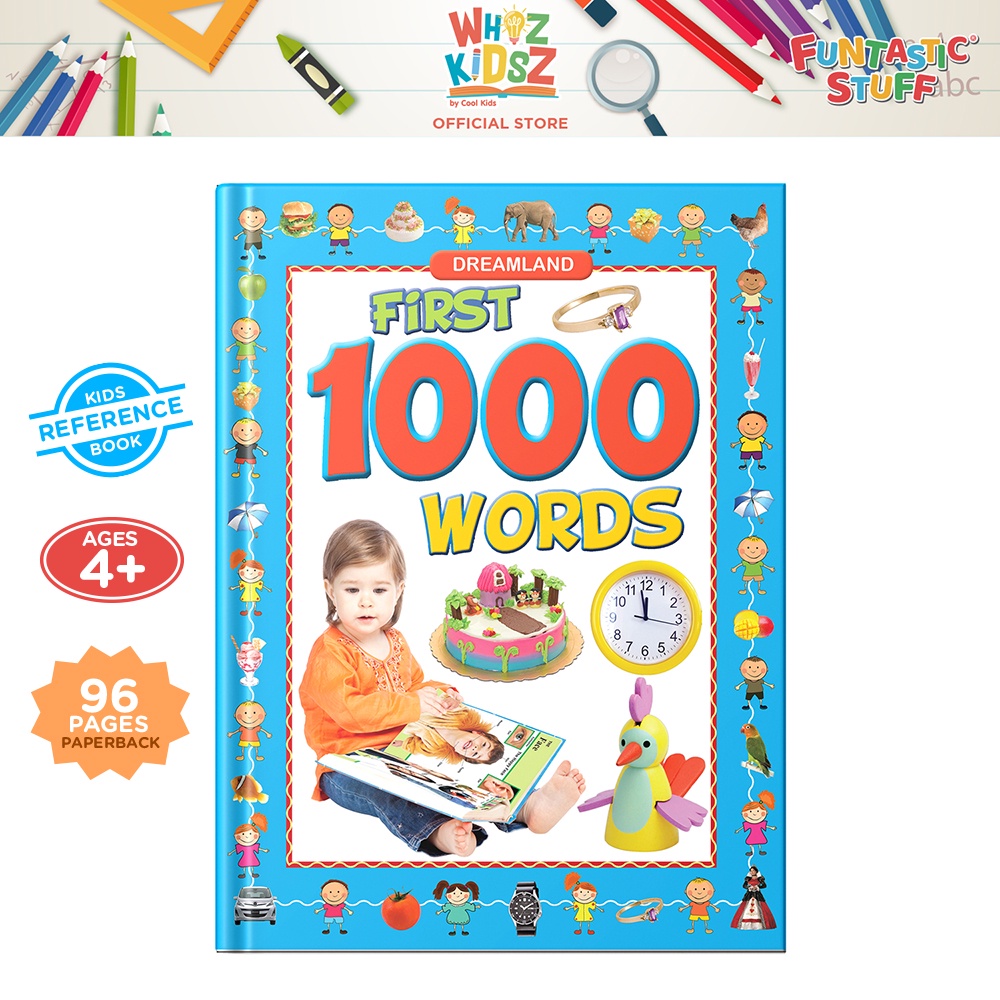 Whiz Kidsz First 1000 Words, Books for Kids | Shopee Philippines