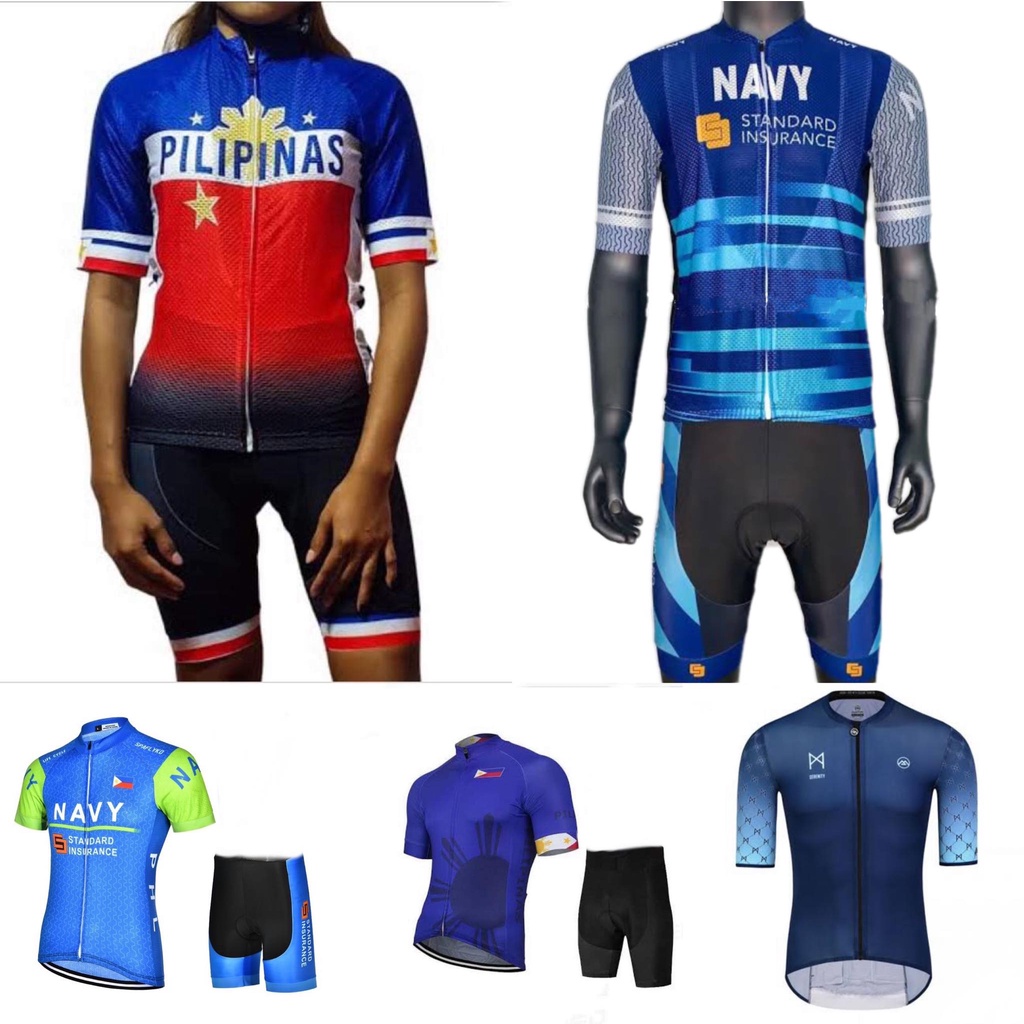 navy pilipinas cycling jersey set mountain bike jersey set n jersey