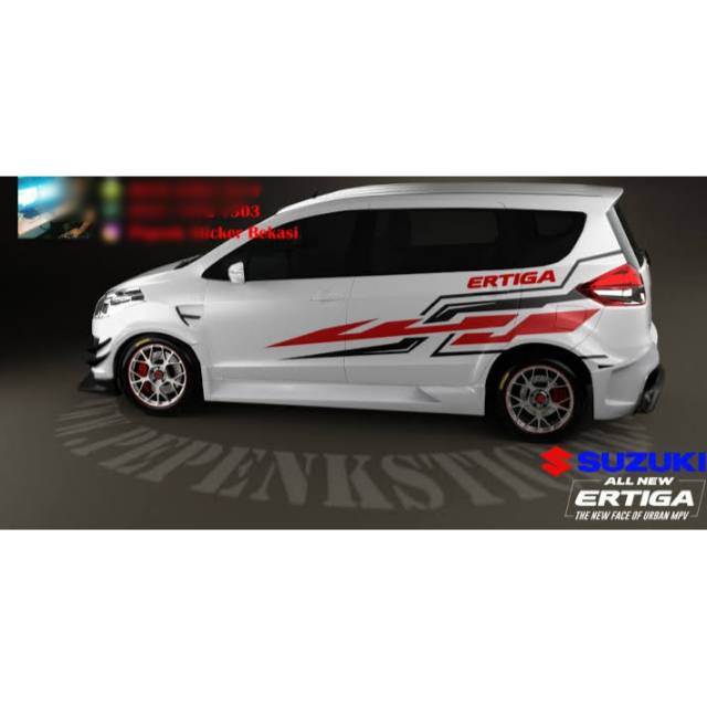 The Newest Suzuki Ertiga Car Sticker list striping Suzuki Ertiga Car ...