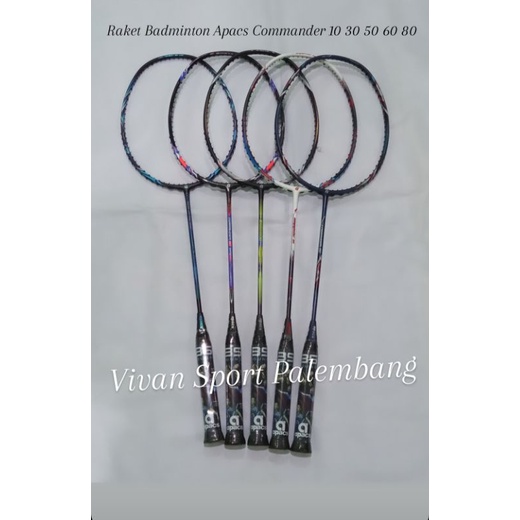 Apacs Commander Badminton Racket 10 / 30 / 50 / 60 / 80 | Shopee ...