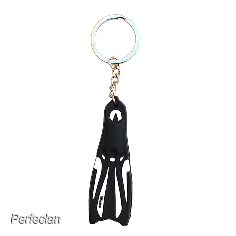 Silicone Diving Fin Key Chain Keyring Gift Present Bag Decor | Shopee ...