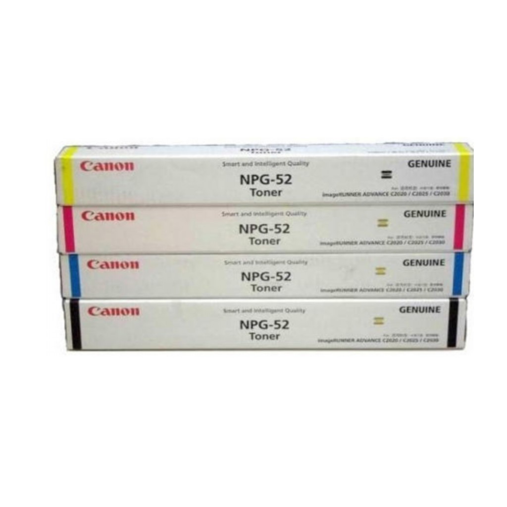 Canon NPG-52 (Black,Cyan Yellow,Magenta) Original Toner