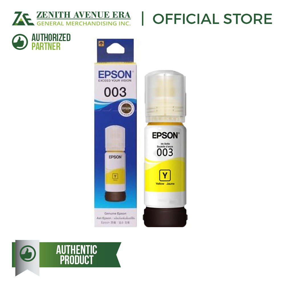 Epson C13T00V400 Louvre Ink Bottle for L3110 / L3150 70ml Yellow ...