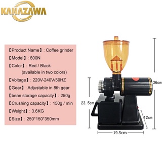 KANAZAWA Electric Coffee Grinder Capacity 250g Household | Shopee ...