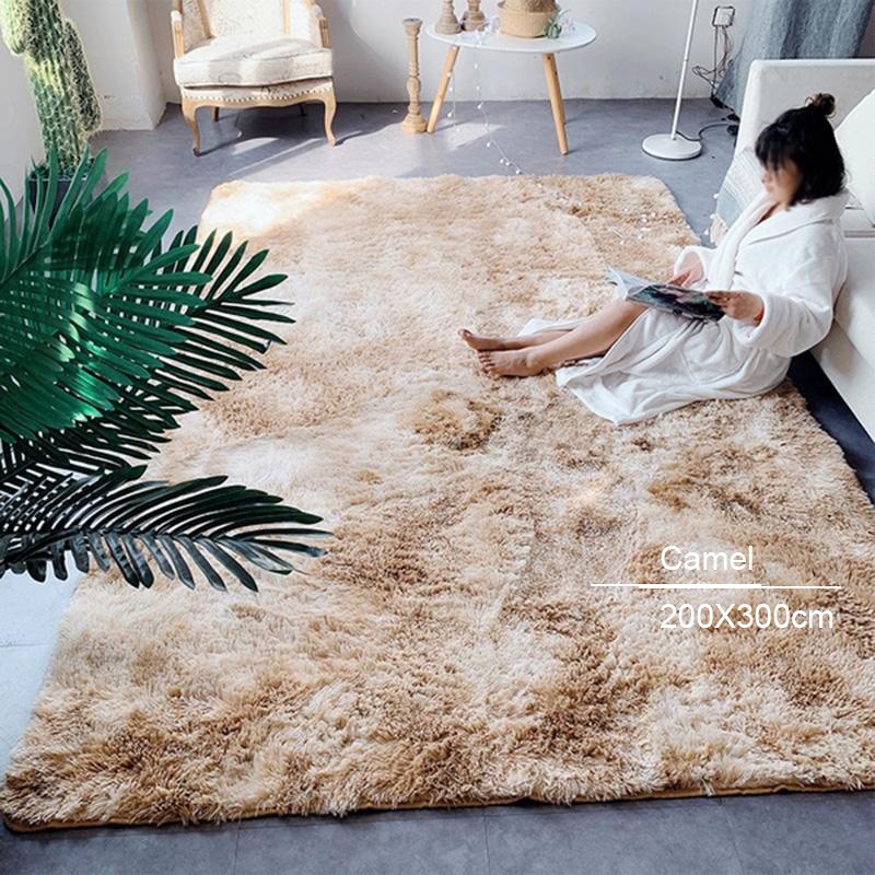 Homeyoung 200x300cm 7x10ft Soft Faux Shaggy Area Floor Rugs Carpet ...