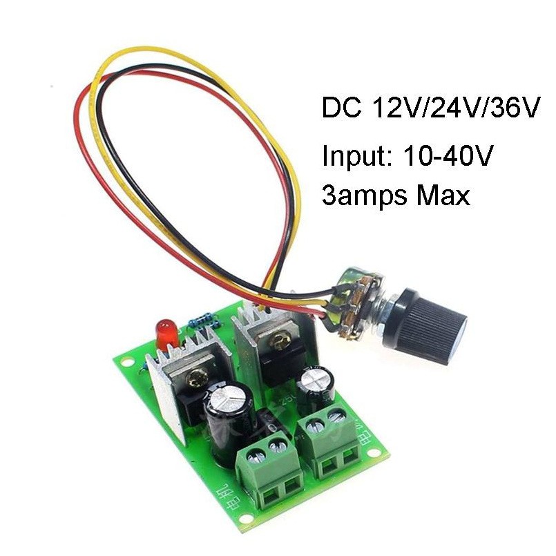 PWM Speed Controller Maximum 3A, 10-40V input | Shopee Philippines
