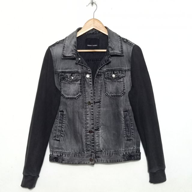 Denim and 2025 cotton sleeve jacket