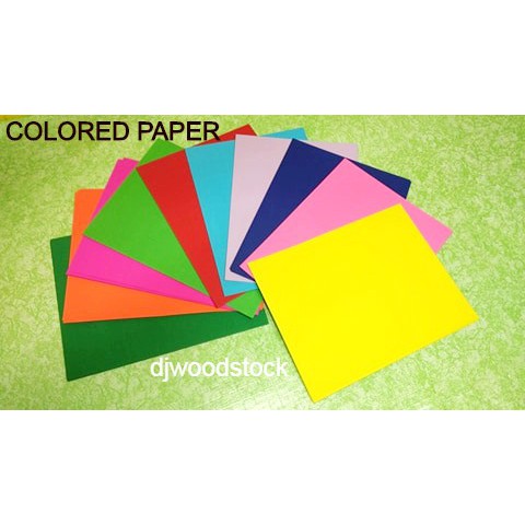 COLORED PAPER, 10 Sheets, Single Color, 8.5 x 11 size | Shopee