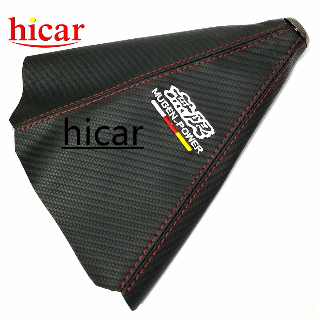 MUGEN POWER RALLIART NISMO Carbon Look shift knob Shifter Boot Cover ...