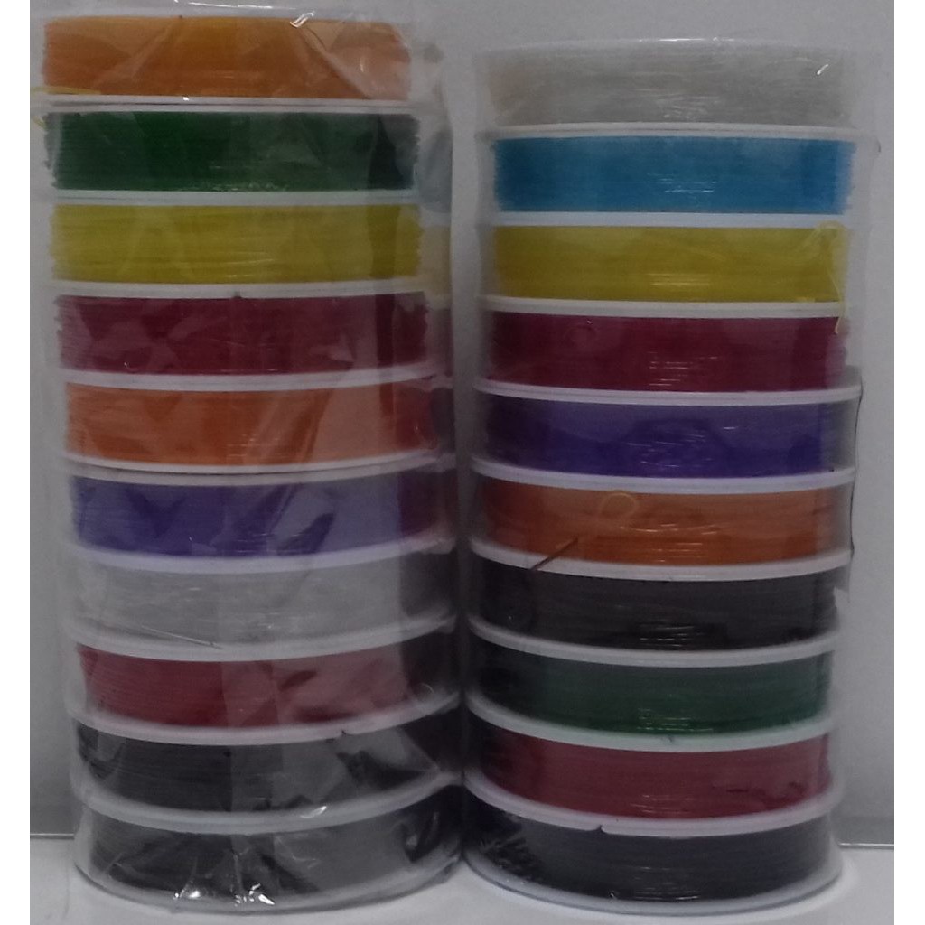 Stretchable Nylon String (Set of 10 colors) | Shopee Philippines