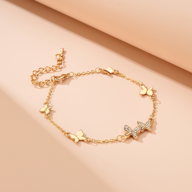 Beautiful Korean Butterfly Cuff Bracelet main image 1