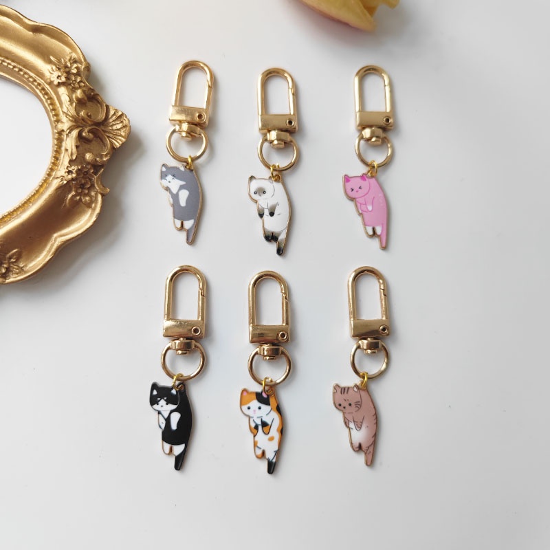 Key chains Hanging Cat Key Chain Cute Pendant Mobile Phone Decoration