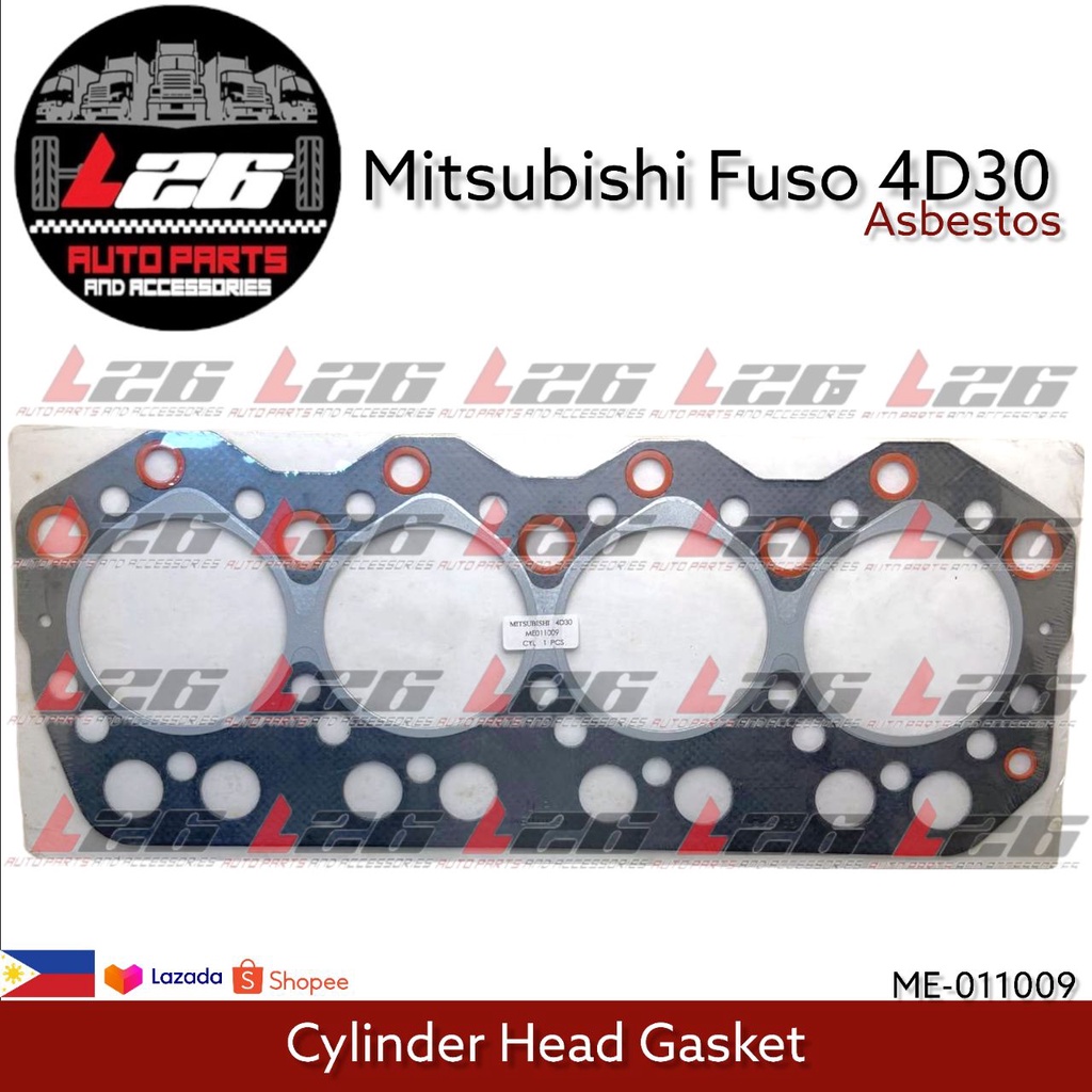 Fuso 4D30 Cylinder Head Gasket ME-011009 Asbestos | Shopee Philippines