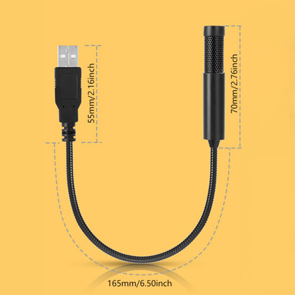 Wired flexible condenser voice recording system laptop computer USB