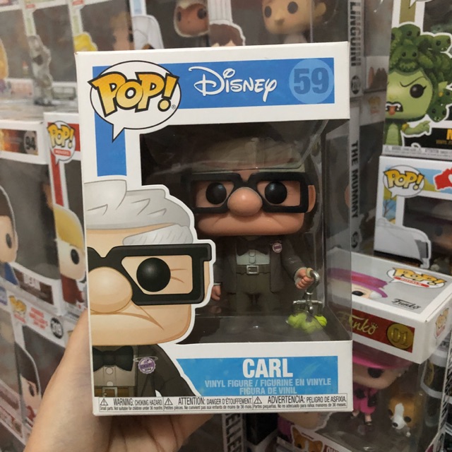 Funko Pop! Disney Movies: Up - Carl Fredricksen(59) Bobble Head Figure for  sale online