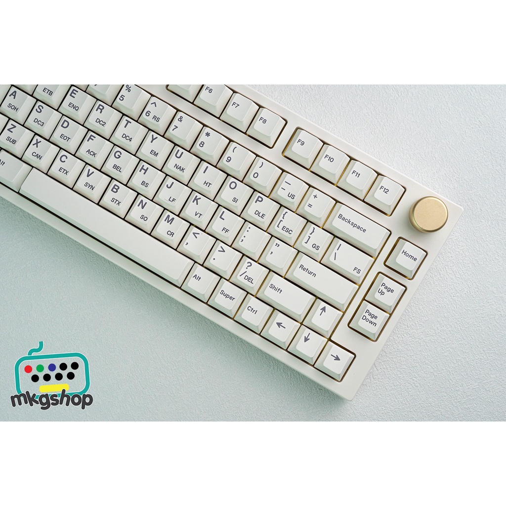 ASCII PBT dye-sub Keycap 133 thermal printed mechanical keyboard ...