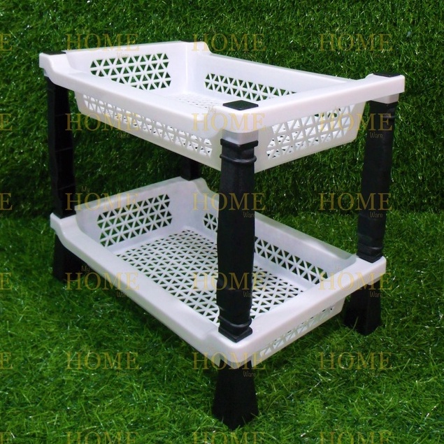 #704 3J PlasticWorld Ecoware Mini Rack (2 Layers/3 Layers) | Shopee ...