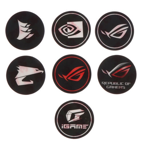 Custom PC Case Fan Sticker 6pcs for 120mm fan Please chat us if you