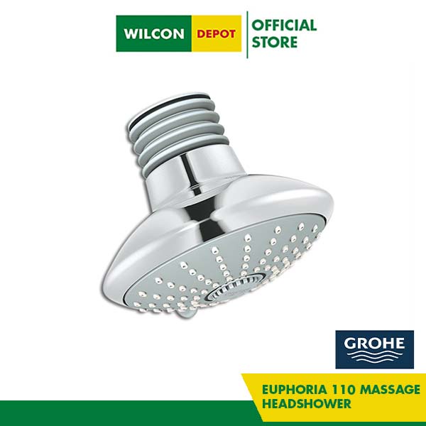 GROHE Euphoria 110 Bathroom Massage Head Shower by Wilcon Depots