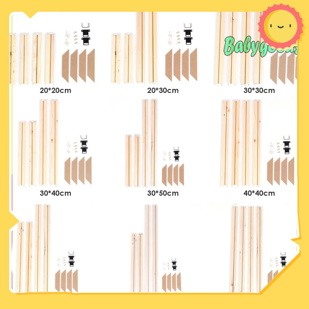 [Ready stock]Wooden Inner Frames DIY Solid Wood Canvas Painting Frame