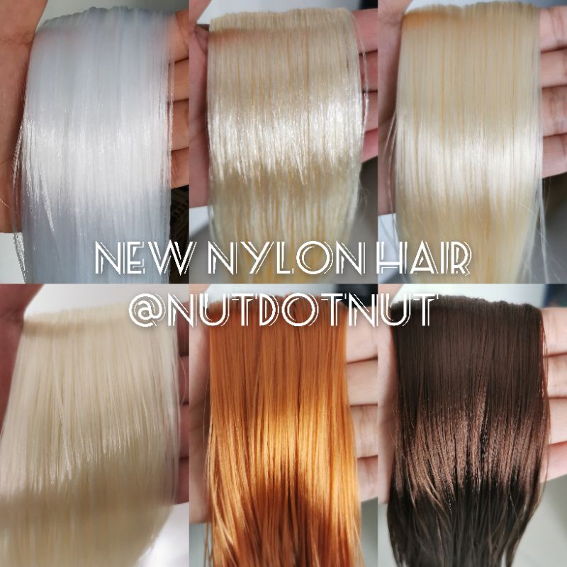 NEW COLORS NYLON Doll Hair for Custom Reroot BATCH 1 Shopee Philippines