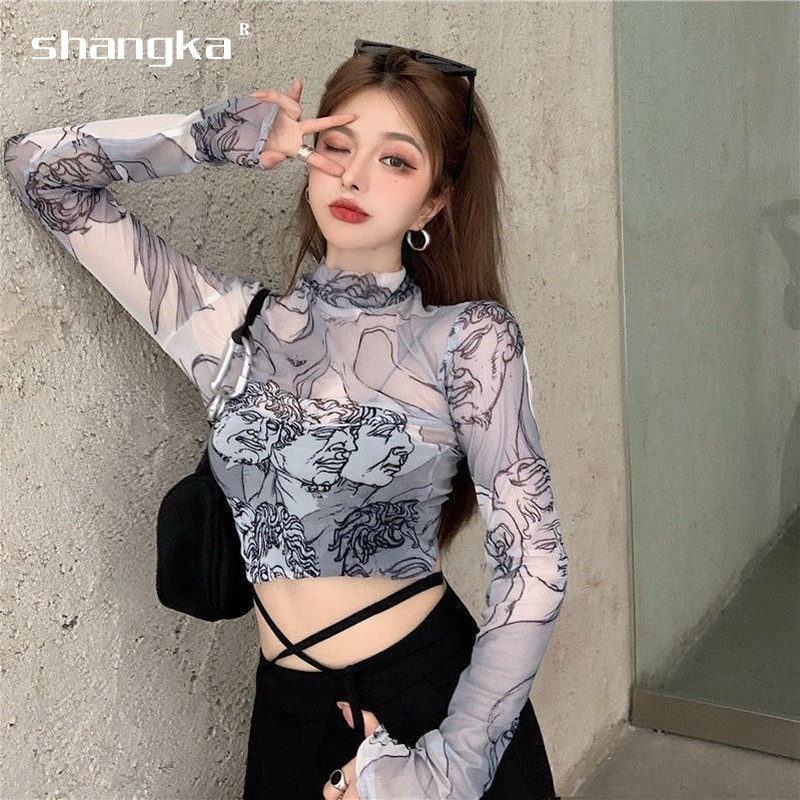 Shop crop top see through for Sale on Shopee Philippines